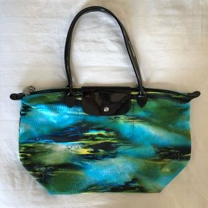 Longchamp Neo Fantaisie Le Pliage Watercolor Tote